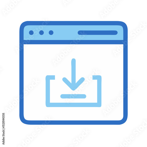 download manager color icon