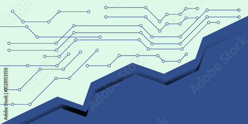 Abstract High-tech technology background design.