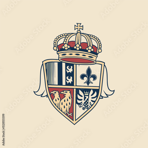 Family Crest Crown Vector