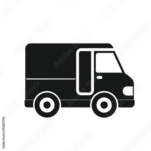 Truck Icon Vector Illustration for Logistics and Delivery Concepts
