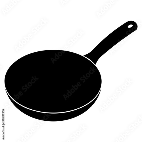 frying pan isolated on white background