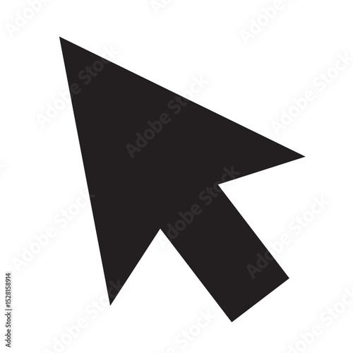 cursor arrow icon, computer mouse cursor arrow vector icon, flat design best vector cursor arrow illustration 