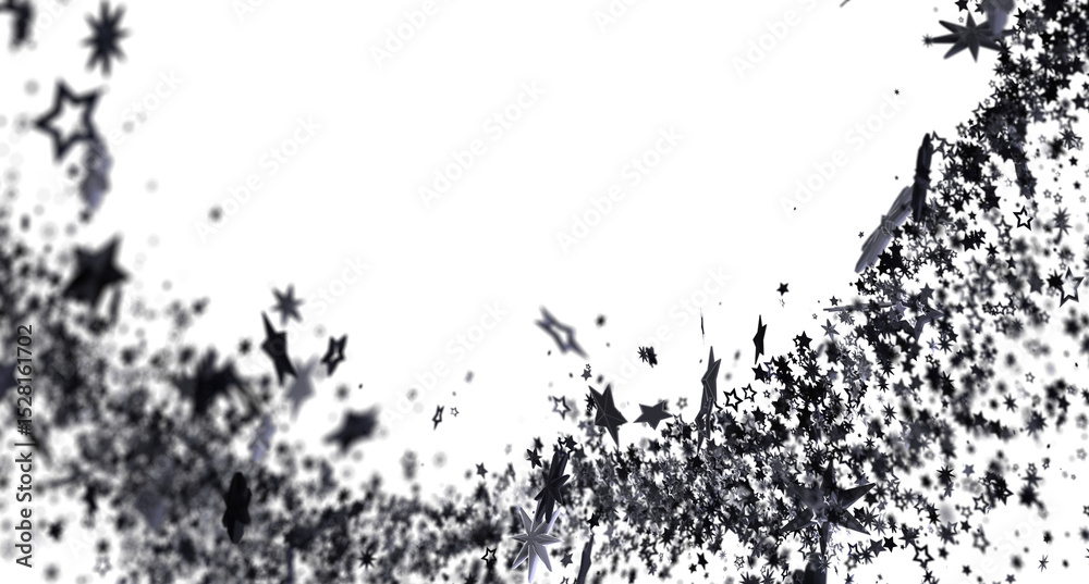 Fototapeta premium High-resolution image of a black star burst, perfect for backgrounds or design elements.