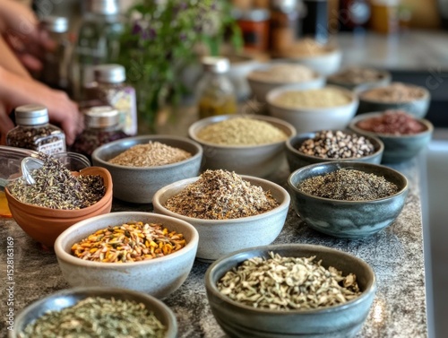 Wellness class on seed cycling for hormonal balance using natural ingredients and guidance photo