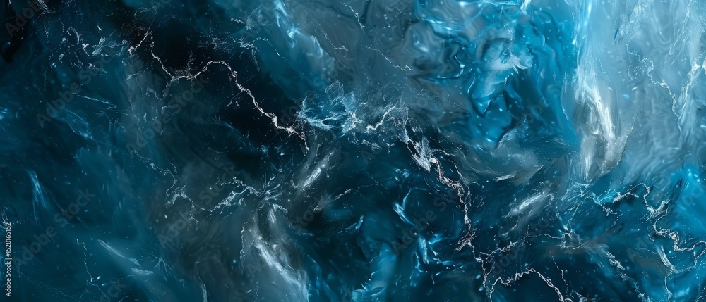 Obraz premium Abstract Dark Blue Marble Texture Background