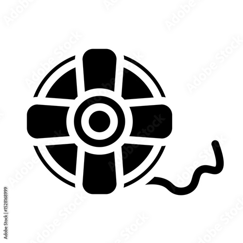 lifebuoy glyph icon