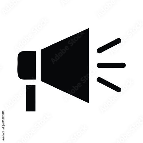 marketing campaign megaphone icon sign vector 