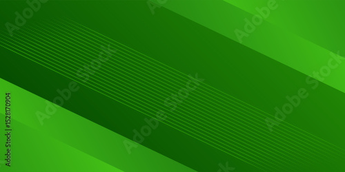 Abstract green sporty background template vector with shiny lines and lights. Green background with strong pattern design.Eps10 vector