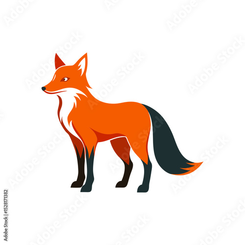 fox vector vector art silhouette
