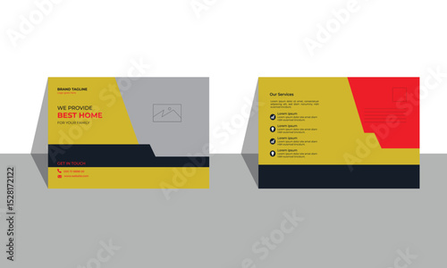 postcard design template