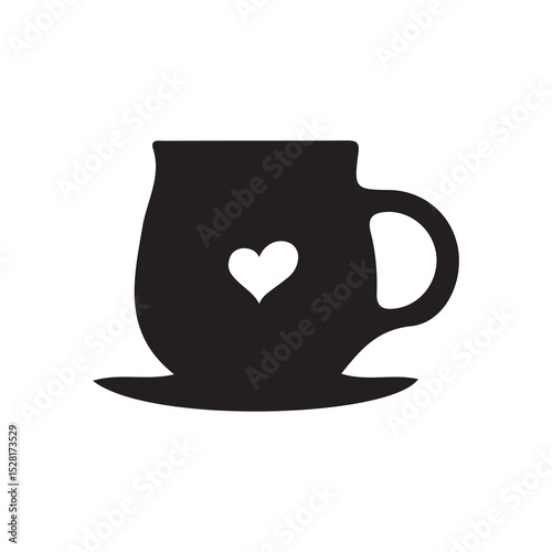 black coffee cup