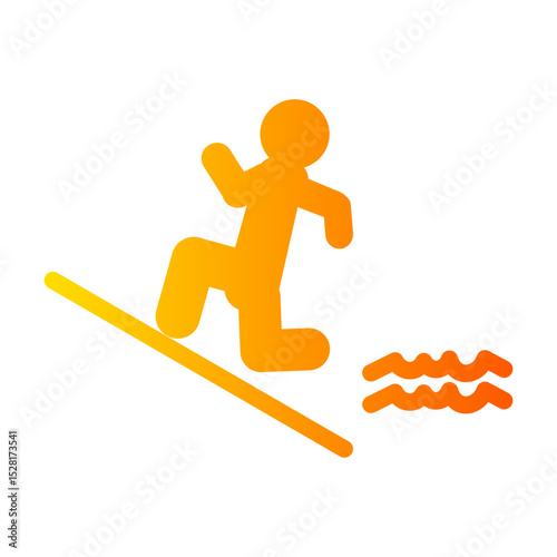 disaster gradient icon