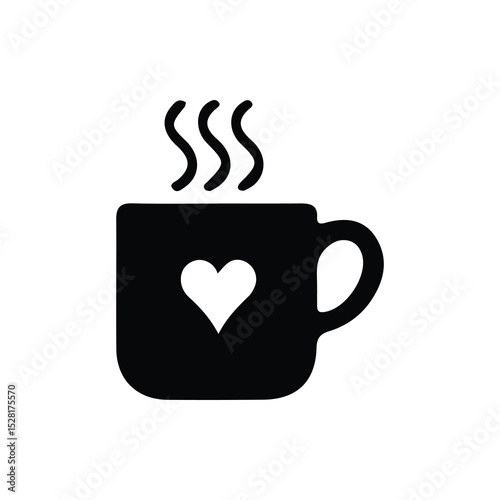 cup of coffee with heart
