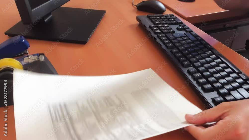 Sellar documento con sello oficial para aceptar