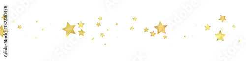 Magic stars vector overlay.  Gold stars scattered