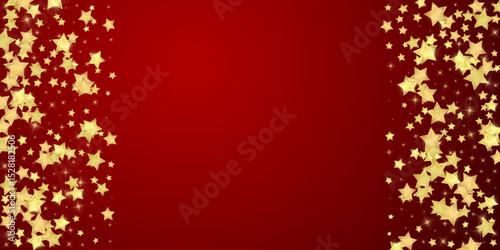 Magic stars vector overlay.  Gold stars scattered