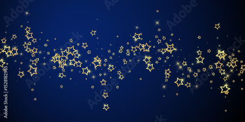 Christmas stars vector overlay.