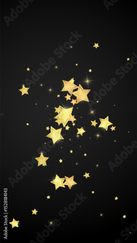 Magic stars vector overlay.  Gold stars scattered