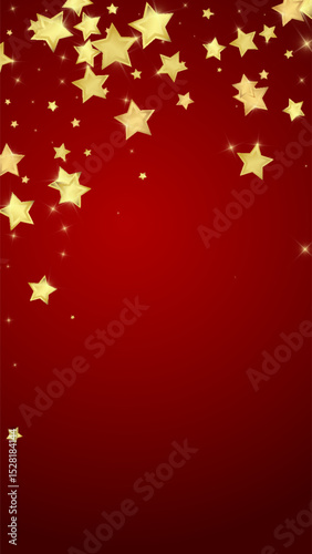 Magic stars vector overlay.  Gold stars scattered