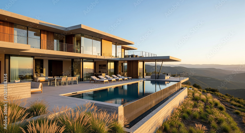 Obraz premium Architectural design concept. Created using generative AI tools