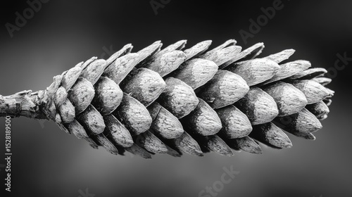 Close-up view of a pine cone.