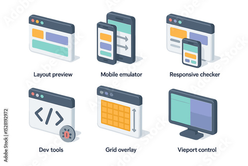 Digital tools for web design and development: preview, emulator, checker, tools
