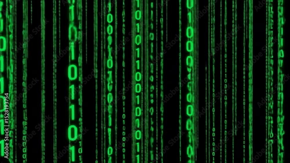 Digital green binary matrix code