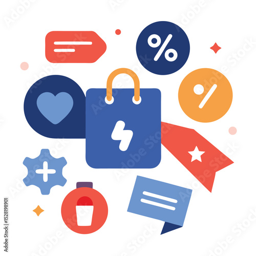 editable-vector-elements-social-media-marketing