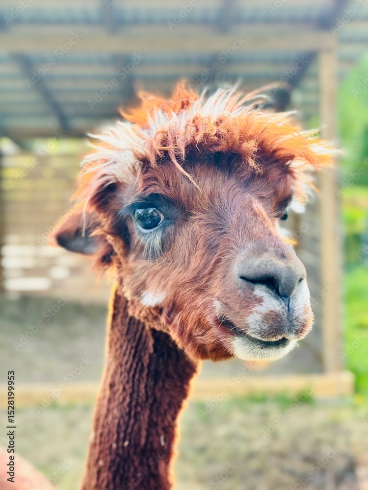 Obraz premium close up of a llama