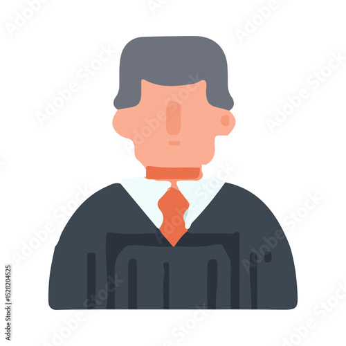 
illustration design of a judge