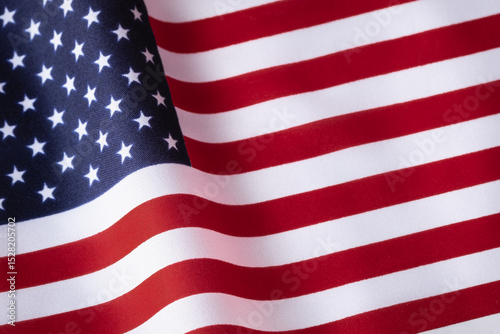 American Flag Wave Independence Day 4th of July. Patriotic Symbols USA