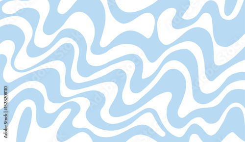 abstract horizontal background with colorful waves. trendy vector illustration in style retro 60s, 70s. pastel colors