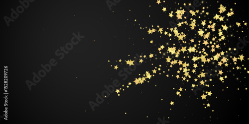 Magic stars vector overlay.  Gold stars scattered