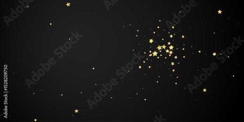Magic stars vector overlay.  Gold stars scattered