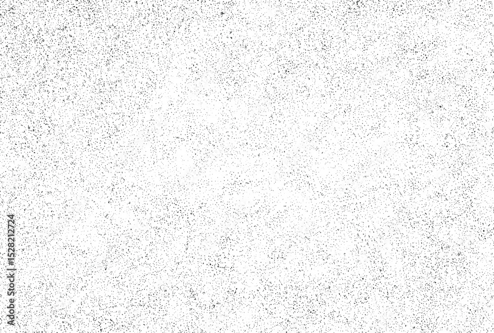 Black and white grainy textured background vector illustration. White rough noise texture for design elements, patterns, or backgrounds with small dots.