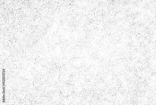 Black and white grainy textured background vector illustration. White rough noise texture for design elements, patterns, or backgrounds with small dots.
