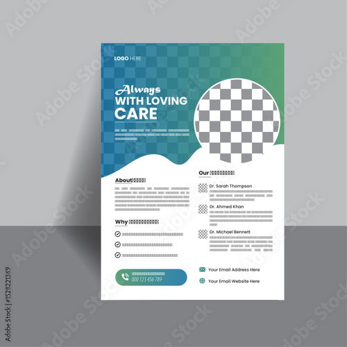 Modern Medical Flyer Template | Healthcare Clinic & Doctor Appointment Promotion | A4 Print Ready Design