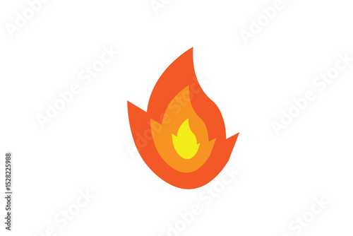 colourful fire flames vector illustration design and white background 
