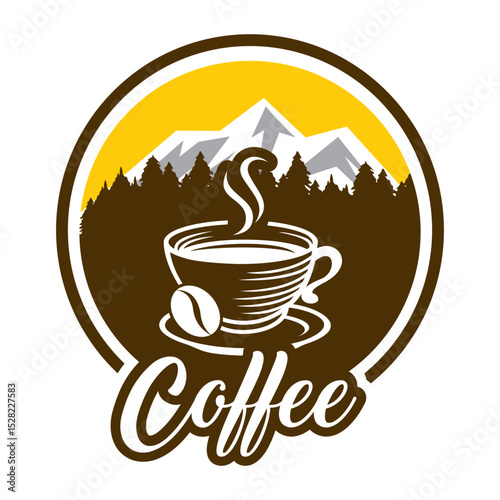 A collection of creative coffee vector illustration logos