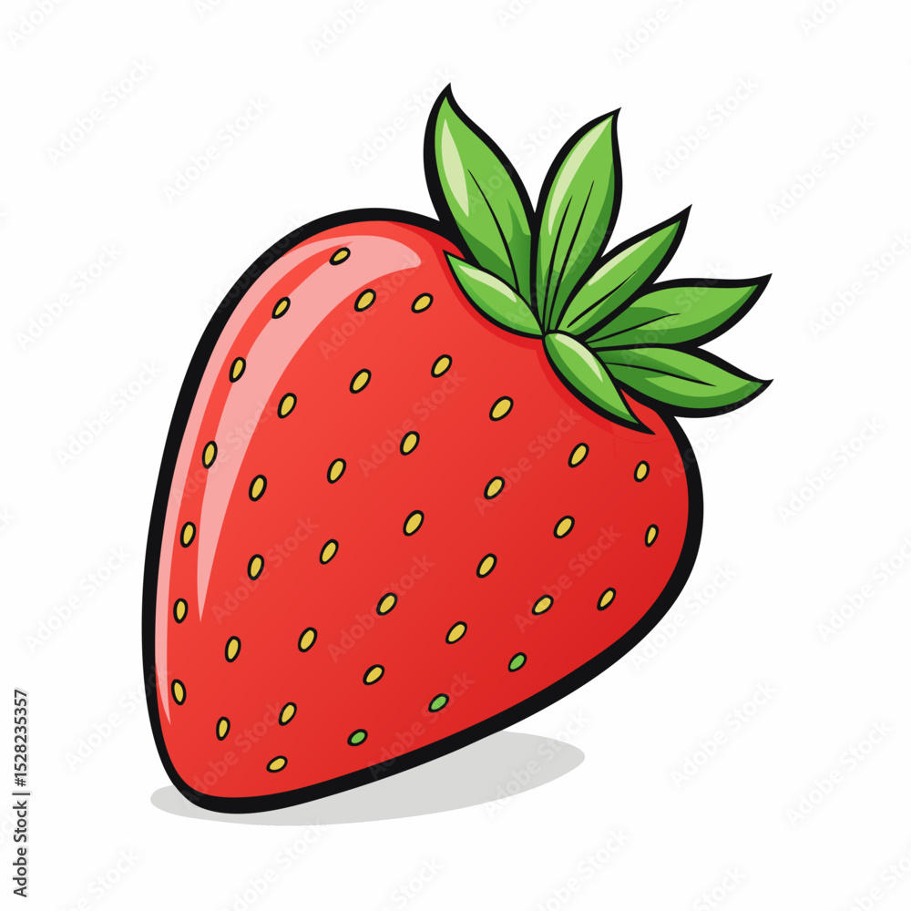 Obraz premium strawberry on a white background