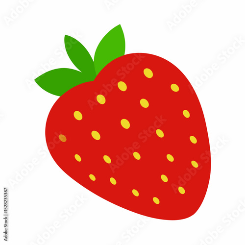 strawberry isolated on white background