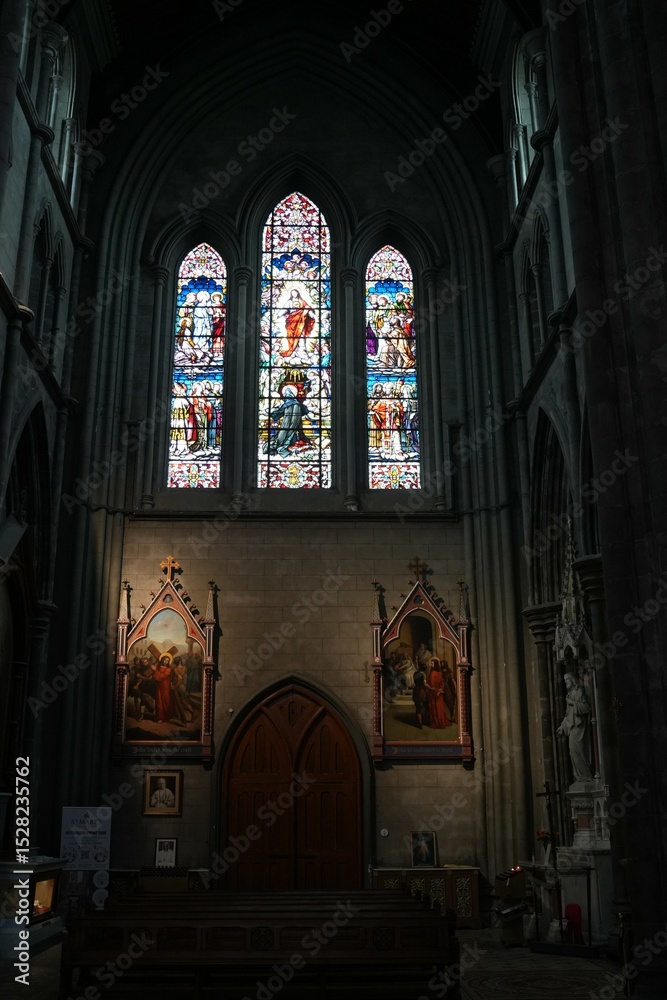 Obraz premium stained glass window