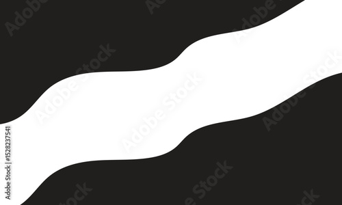 Abstract Black and White Wave Pattern Background