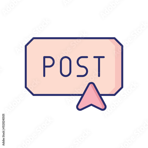Post  Vector icon