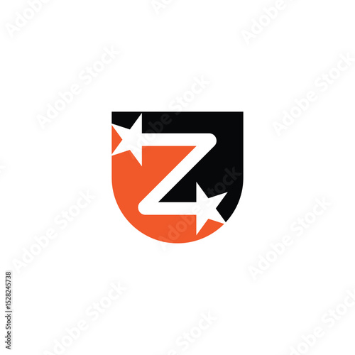 Free Download Clean and Creative ZU ZU Star  Initials Monogram Logo Design - GFXLoad