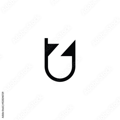 Clean and Creative ZU ZU Initials Monogram Logo Design