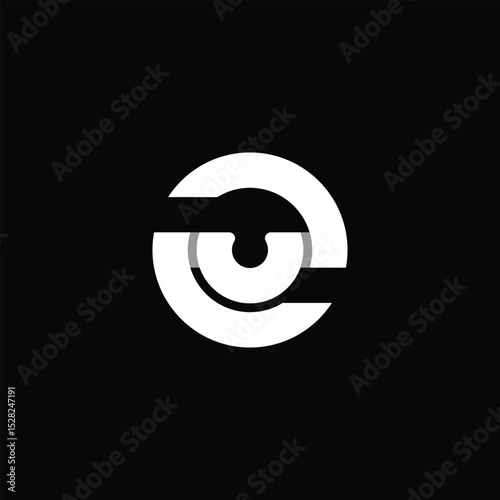Elegant Alphabet Monogram ZU ZU Logo with Abstract Design