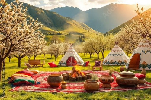 Nooruz Festival in Kyrgyzstan photo