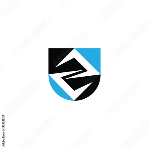 Modern ZU or ZU Monogram Logo for Professional Use