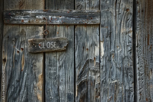 Rustic wood door background texture